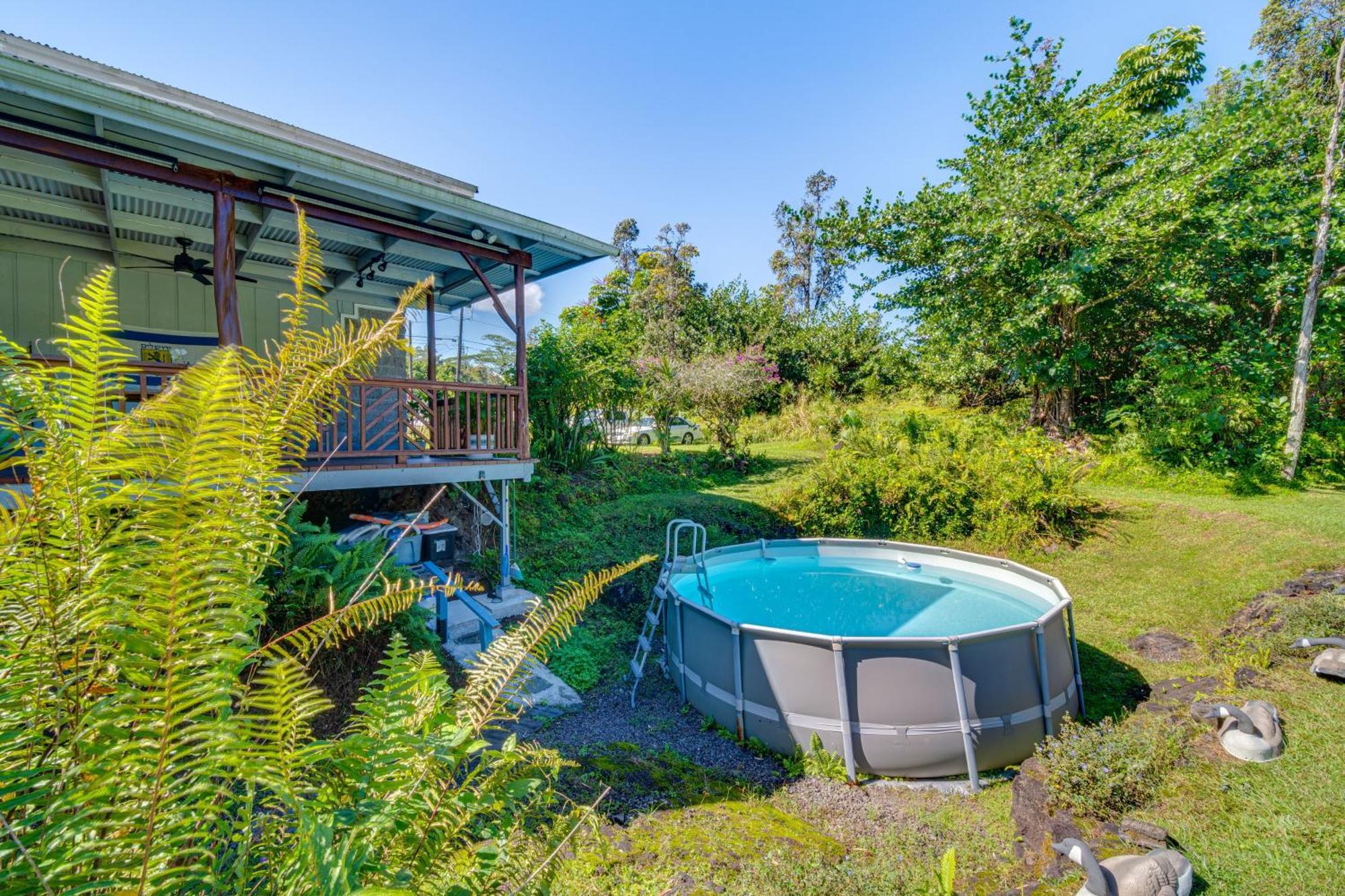 Keaau Apartment On Beautiful Acre With Pool And Deck! Zewnętrze zdjęcie