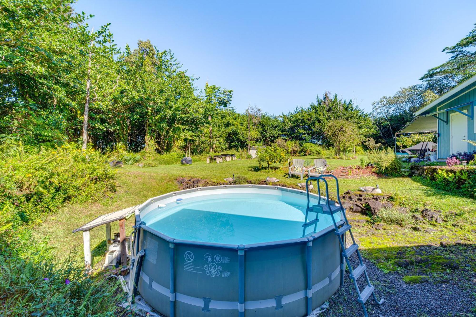 Keaau Apartment On Beautiful Acre With Pool And Deck! Zewnętrze zdjęcie
